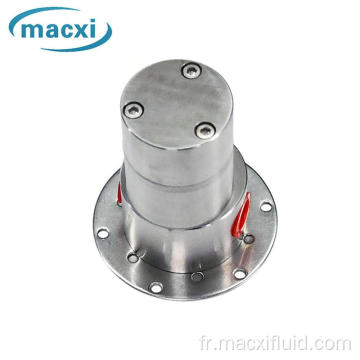Tête de pompe de mesure de dosage magnétique en acier inoxydable M1.50S57